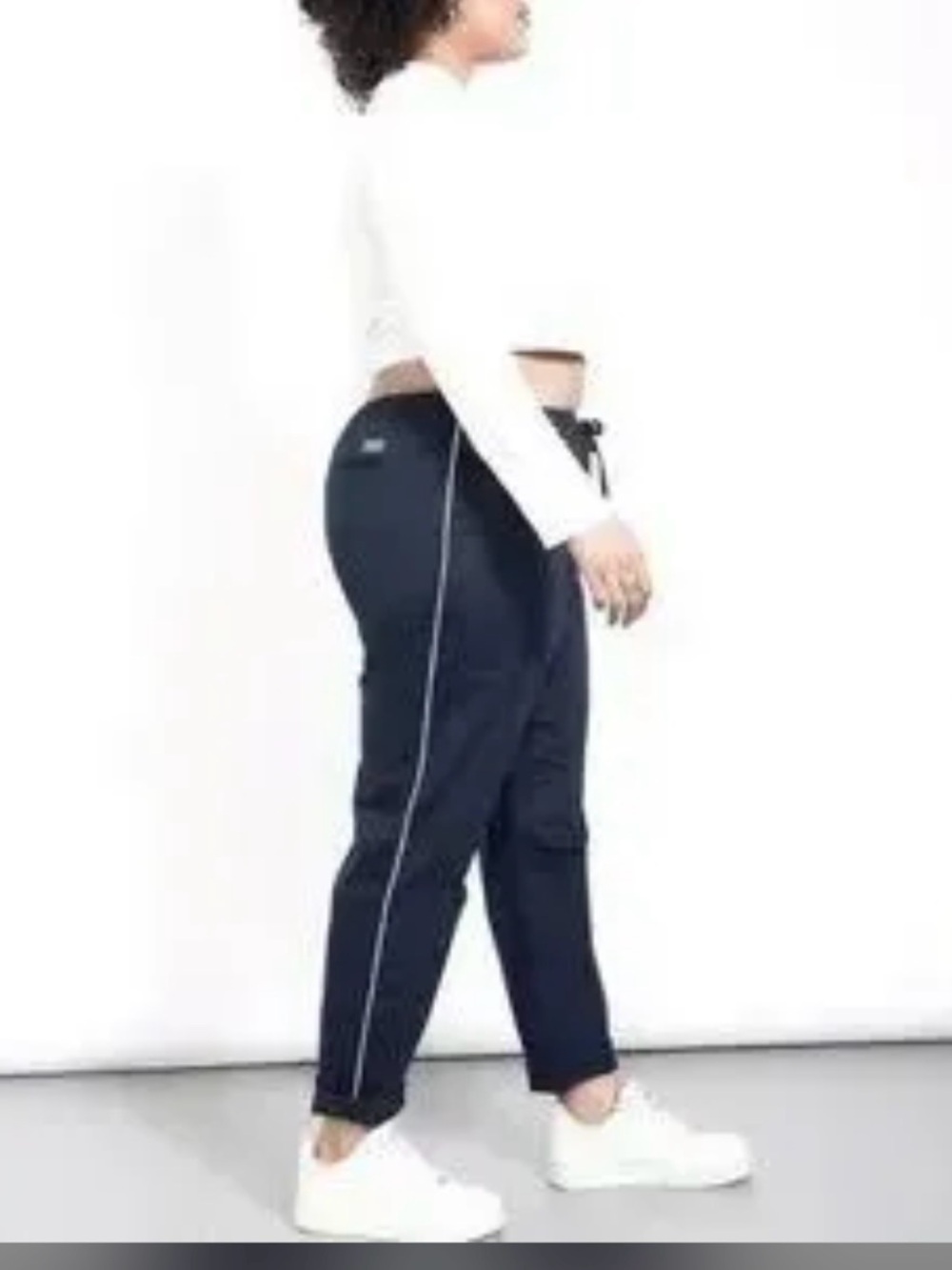 Wildfang Navy Track Joggers with White Side Stripe size XL. Brand new in bag.